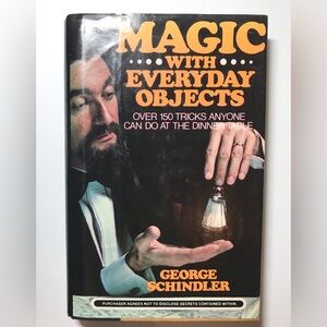 Magic with Everyday Objects hardcover Book slip cover magic tricks fun read